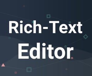 Online Rich-text editor