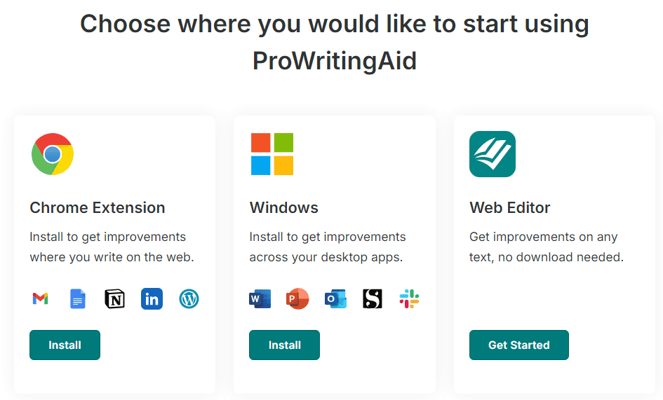 ProWritingAid extension